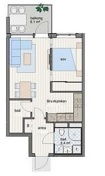 Plantegning. Galleribilde