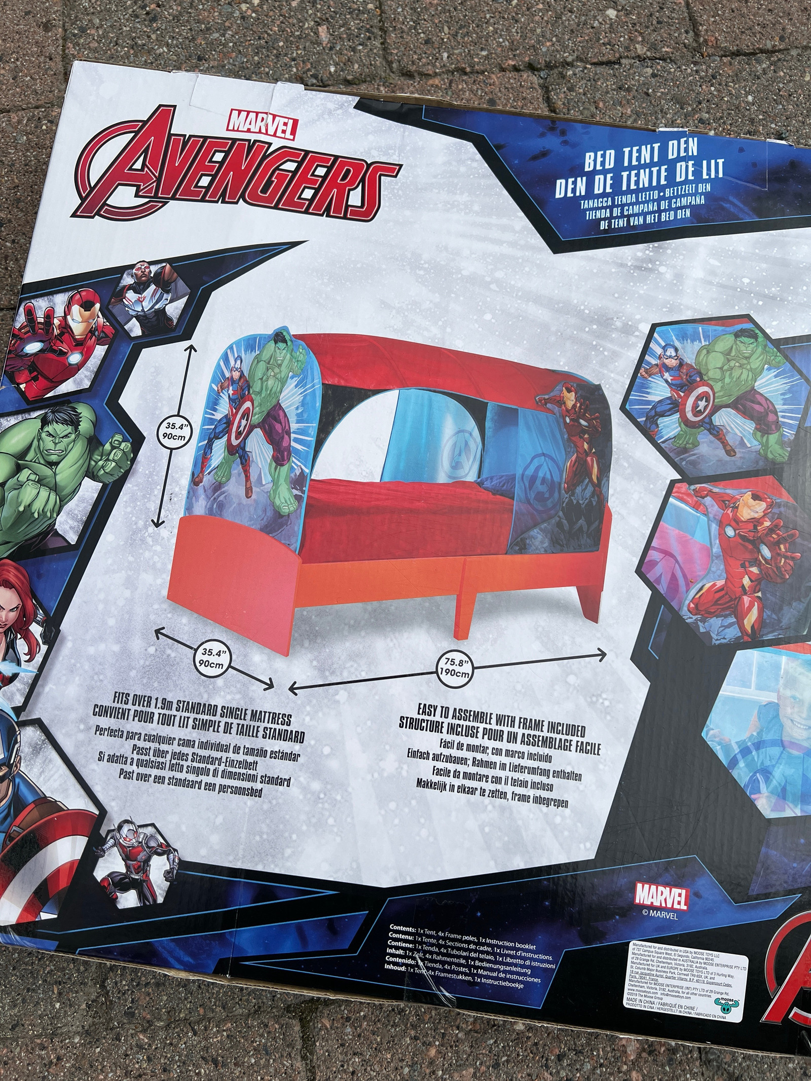 Marvel avengers over bed tent den best sale