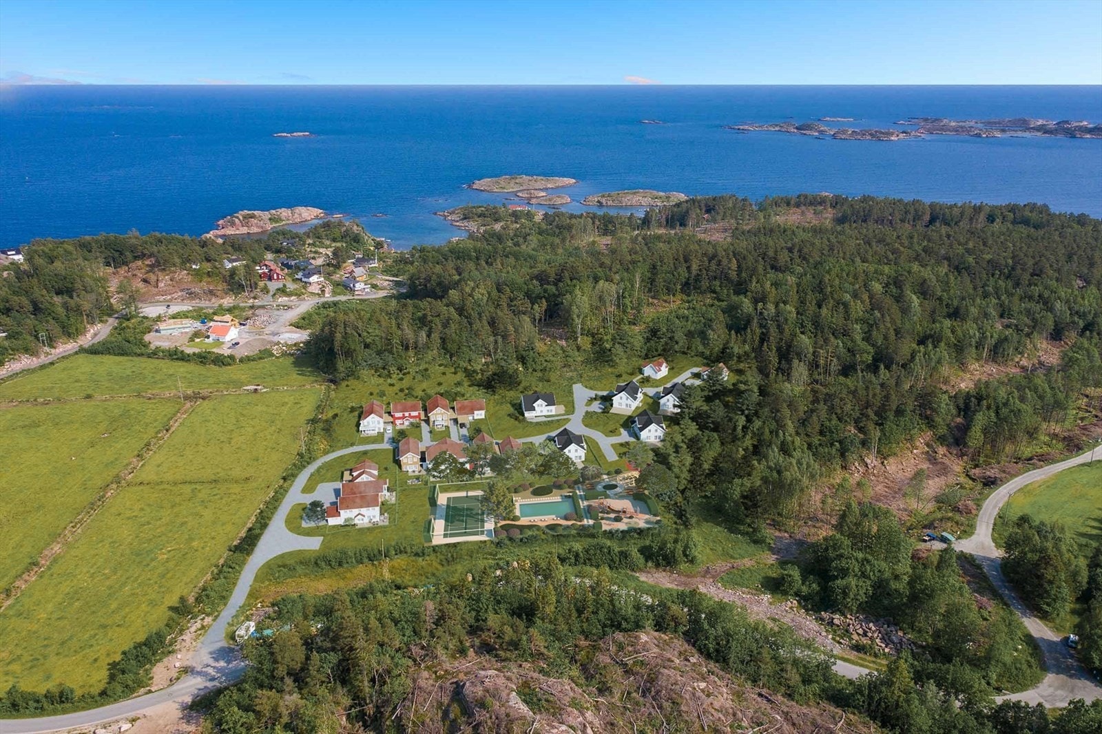 Forslag til fellesområde som kan kjøpes av beboerne Galleribilde