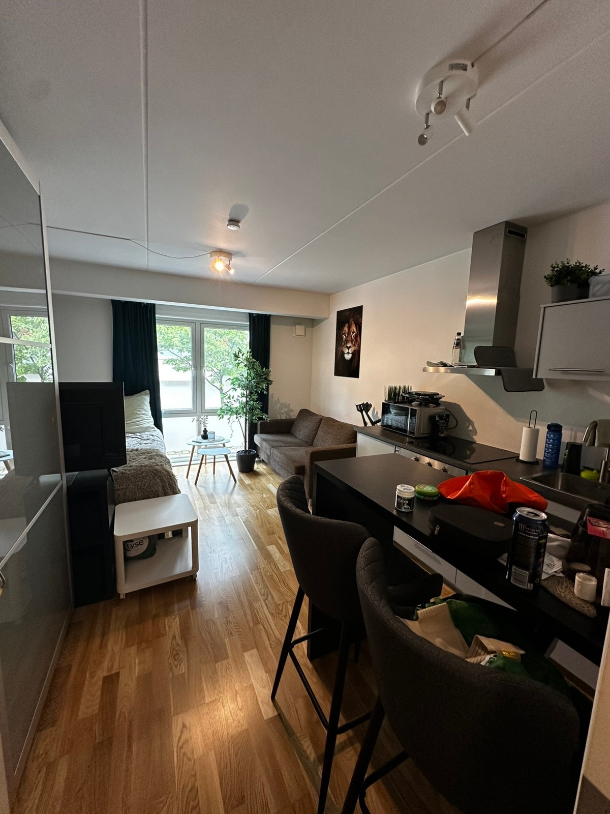 Bilder slik nåværende leietaker har det. Ikke alt av møbelment følger med. Galleribilde