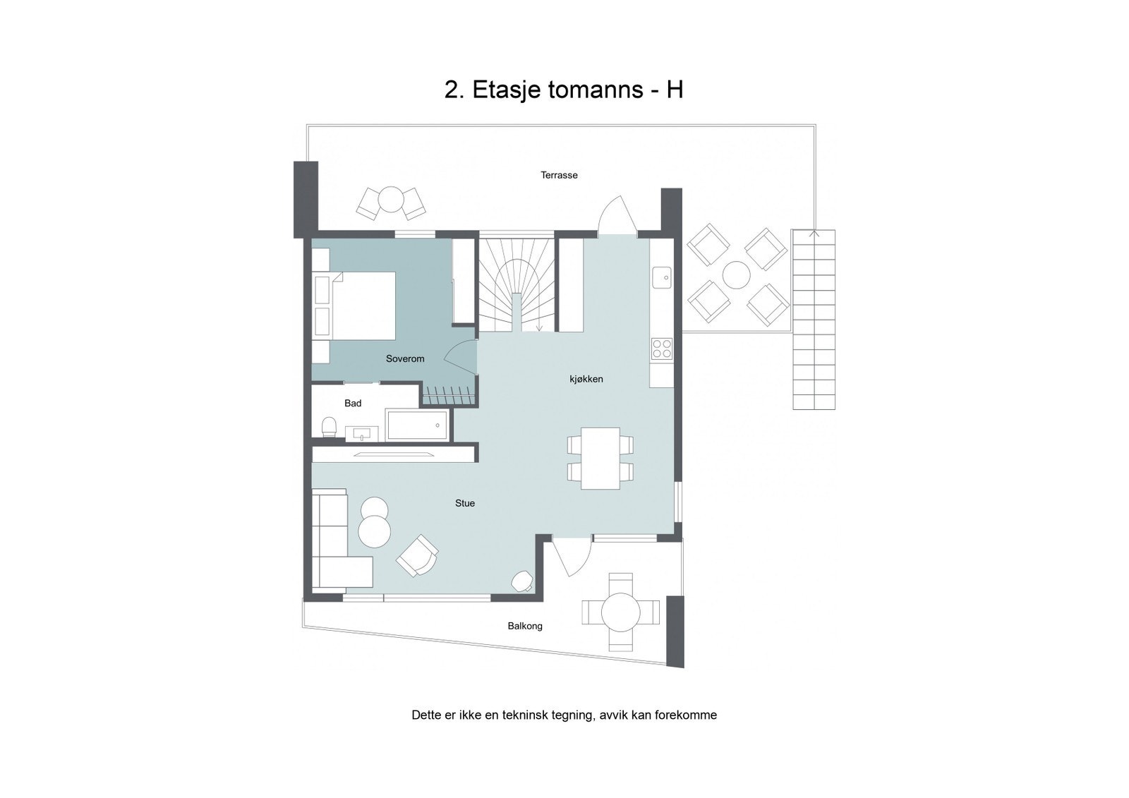 2 etg tomanns - H Galleribilde