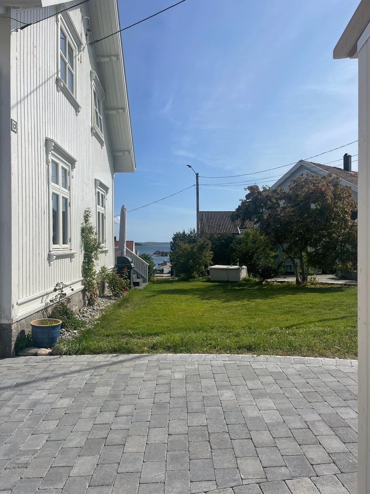 Fra uteplass Galleribilde