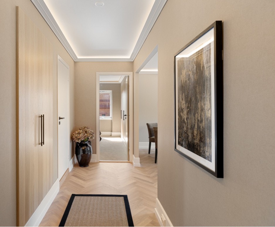 Entre med gulvvarme Galleribilde