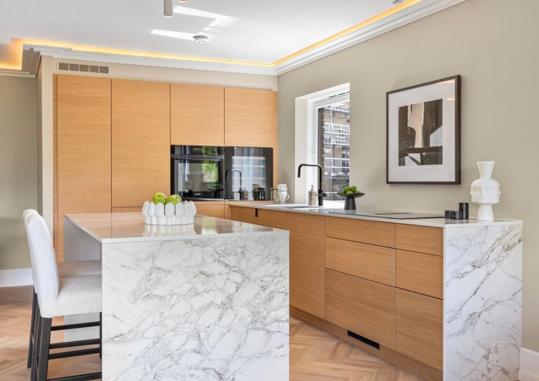 Kjøkken med Dekton Bergen stenplater Galleribilde