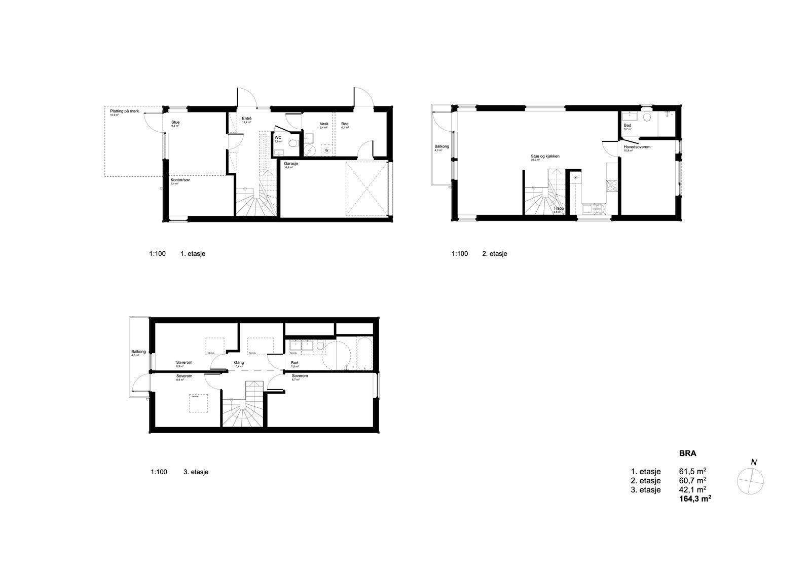 A7-001 Plan Hus 1 Galleribilde