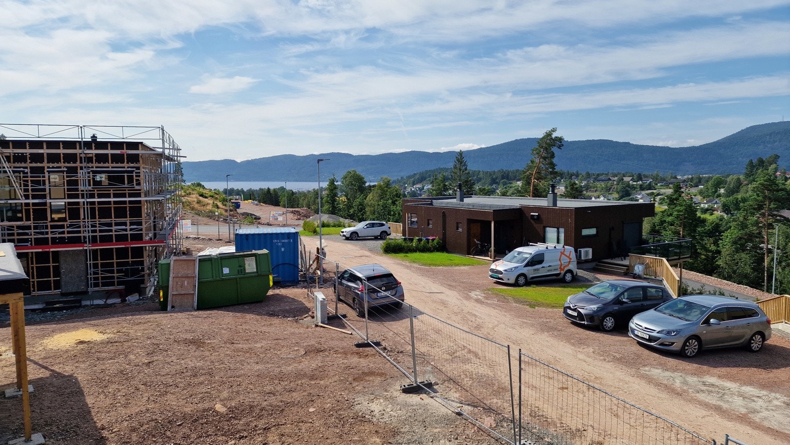 Utsikten fra området. Galleribilde