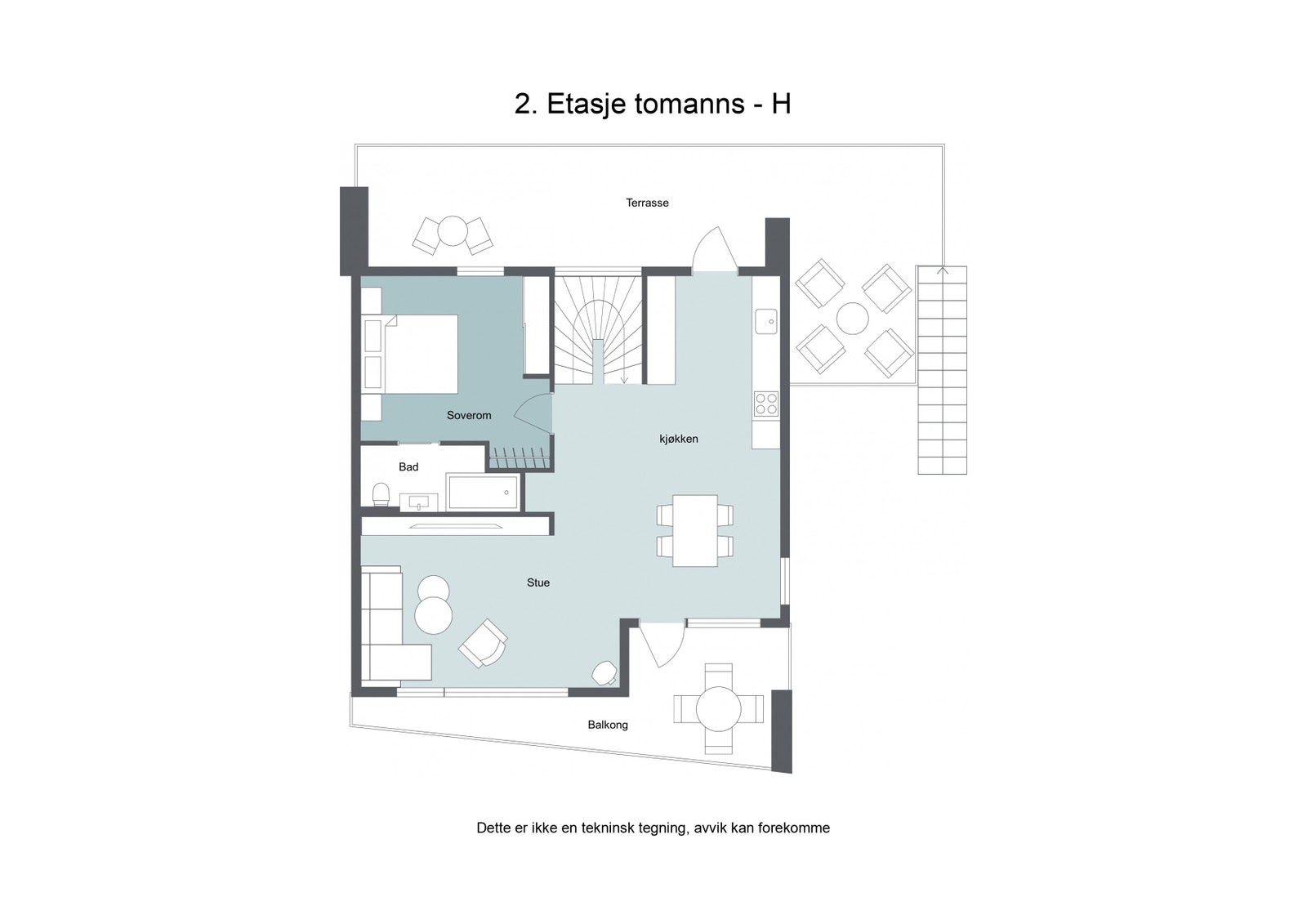 2 etasje bolig øst Galleribilde