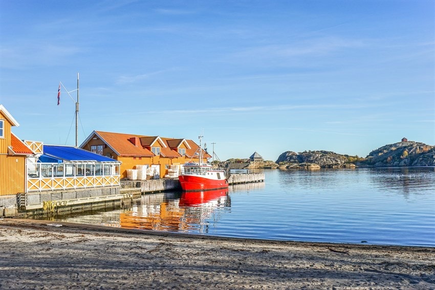 Dampskipsbrygga i Stavern Galleribilde