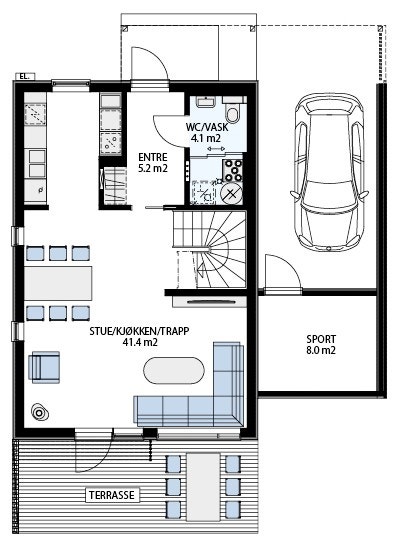 1. etasje Galleribilde