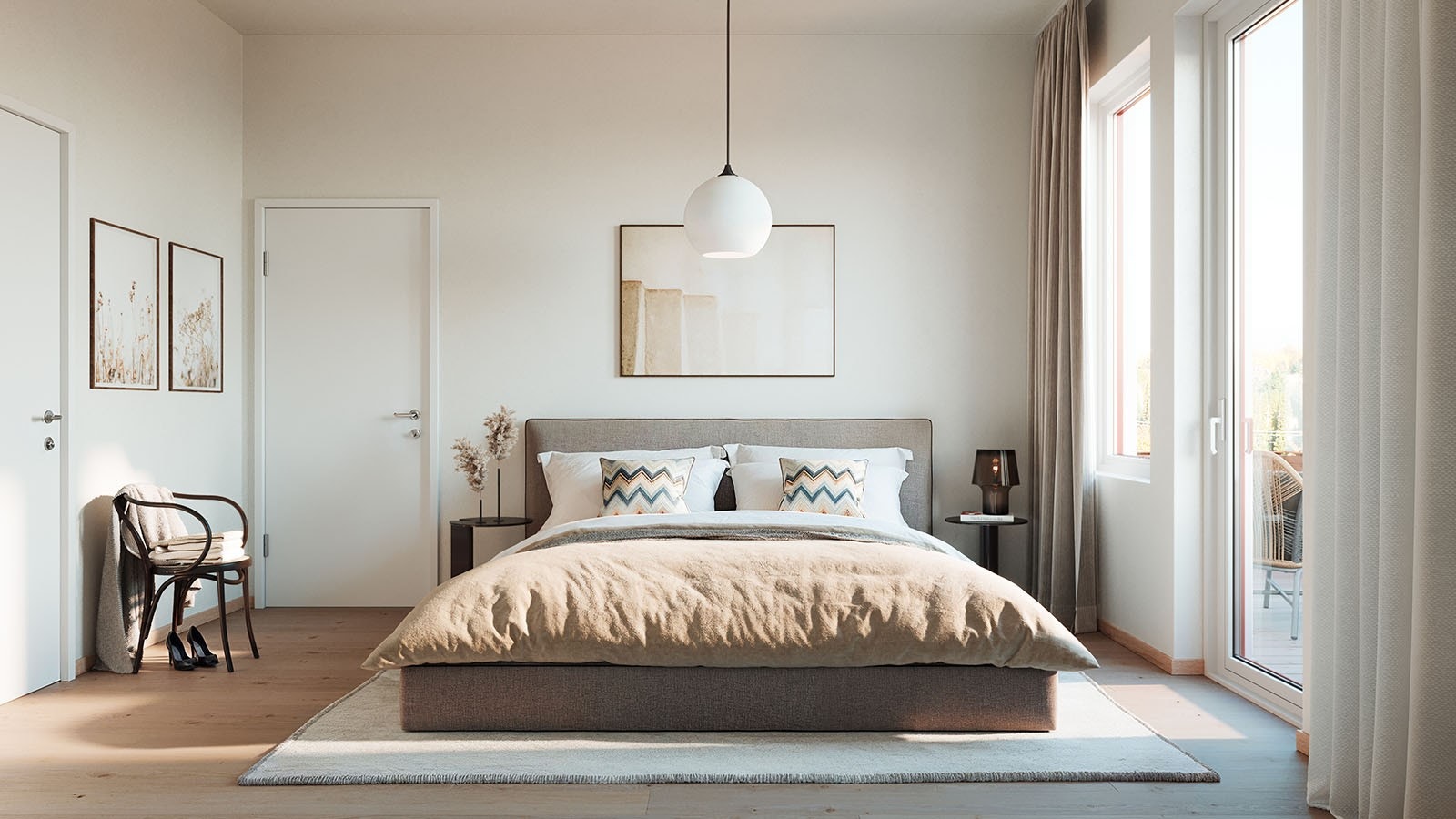 Eikeparken BB2 H0501 soverom. Galleribilde