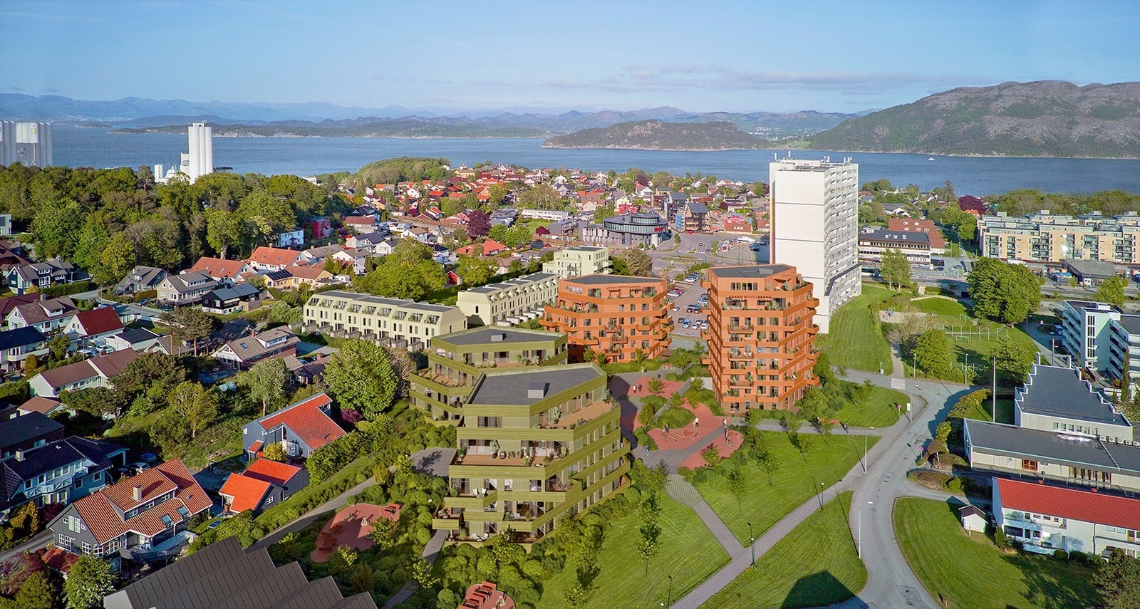 Eikeparken oversikt. Galleribilde