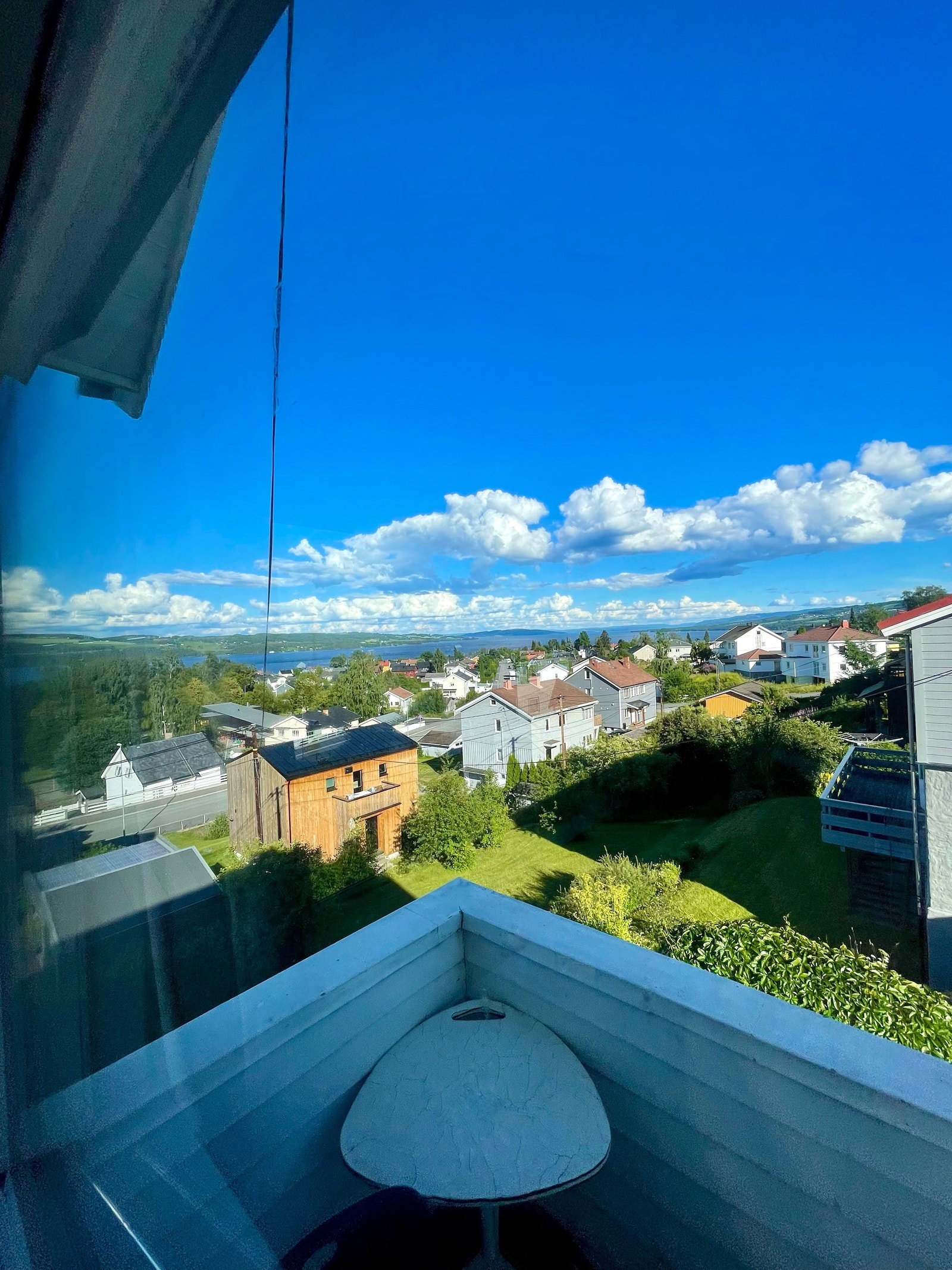 Utsikt fra terrasse Galleribilde