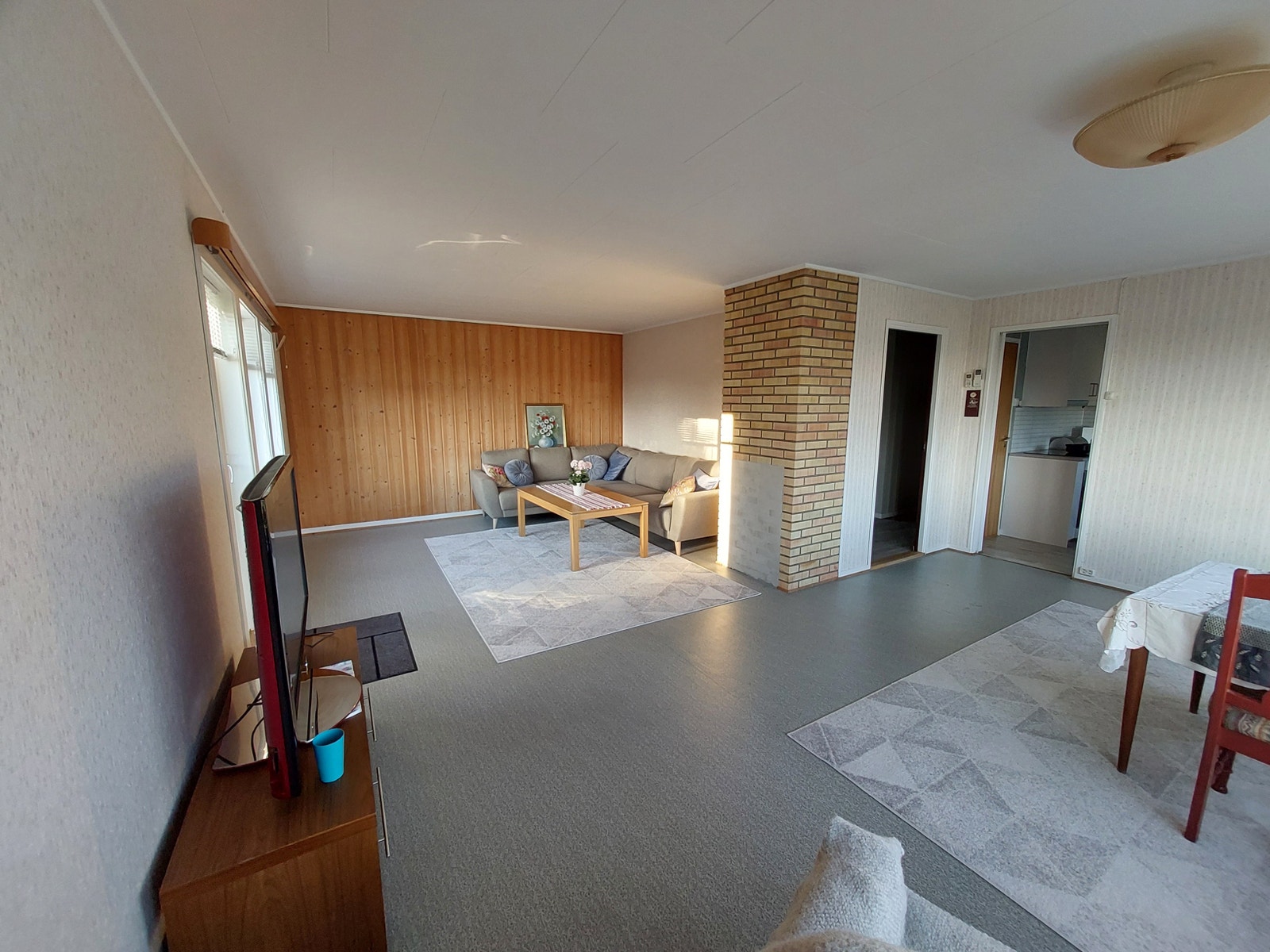 Stue med spisestue Galleribilde