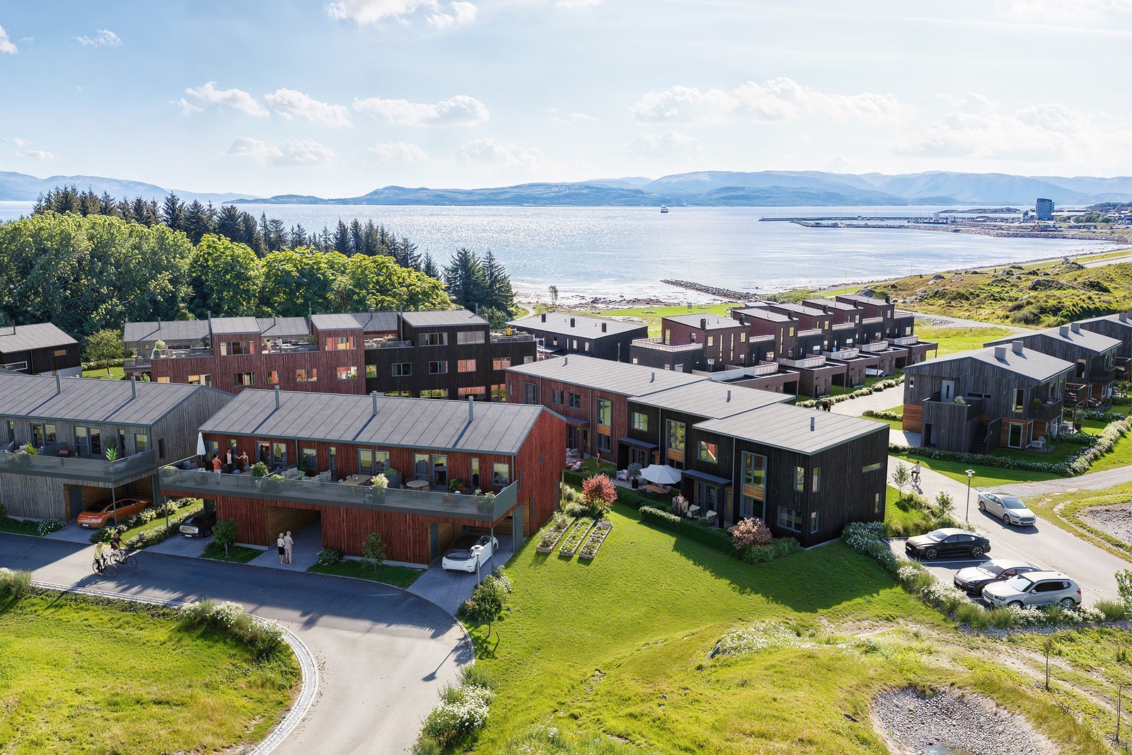 Illustrasjon av hvordan feltet er planlagt. (3D-Bilde er av illustrativ karakter. Avvik vil forekomme) Galleribilde