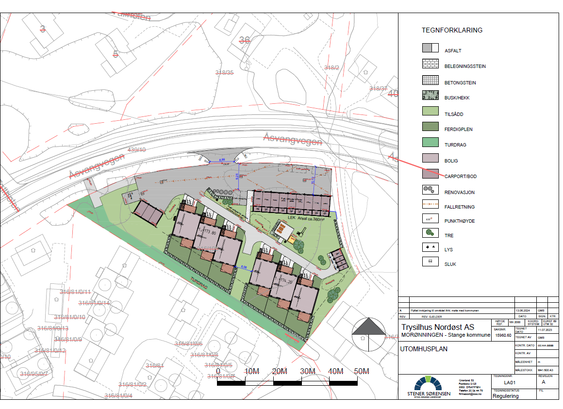 Utomhusplan av prosjektet Galleribilde