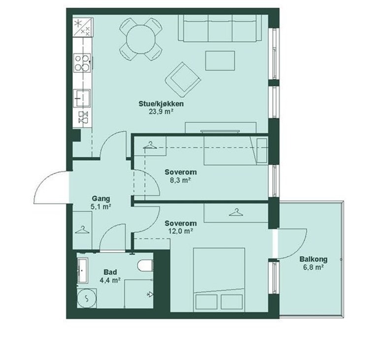 Planløsning Galleribilde