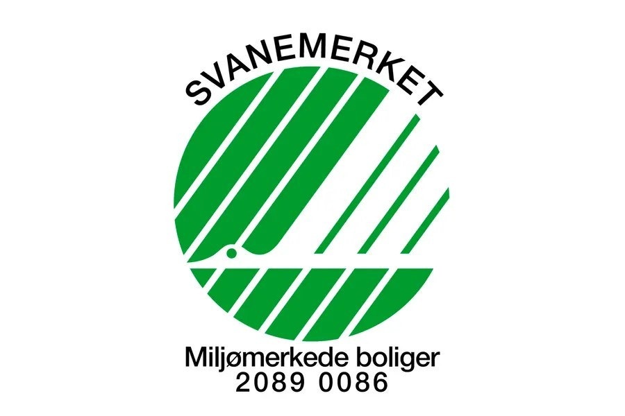 Vi svanemerker alle våre nye boliger. Godt for deg og godt for miljøet - og kanskje lommeboken - med grønt boliglån. Galleribilde