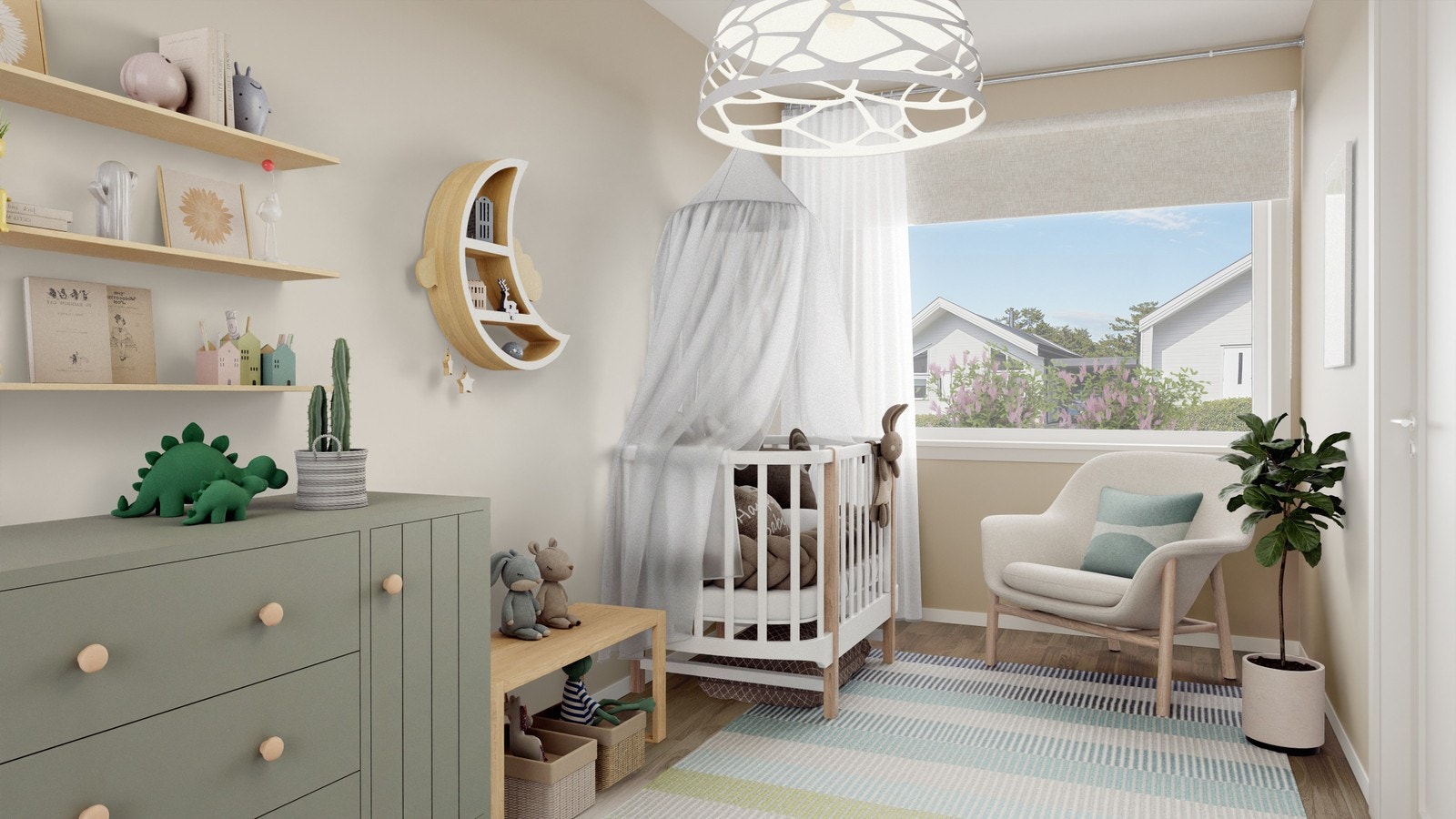 Soverom 1 illustrasjon Galleribilde