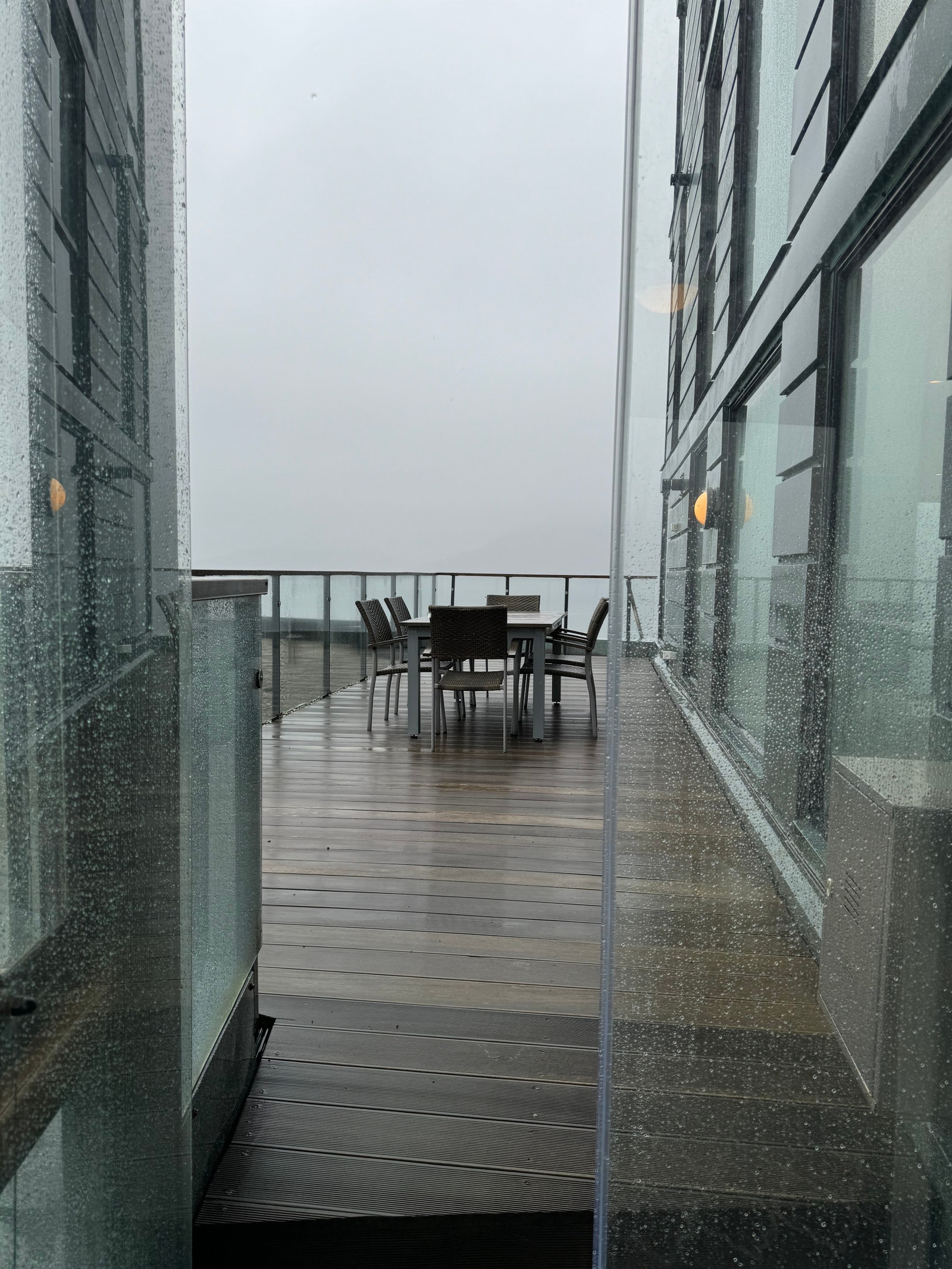 Takterrasse (31 m2) - utgang fra innglasset balkong Galleribilde