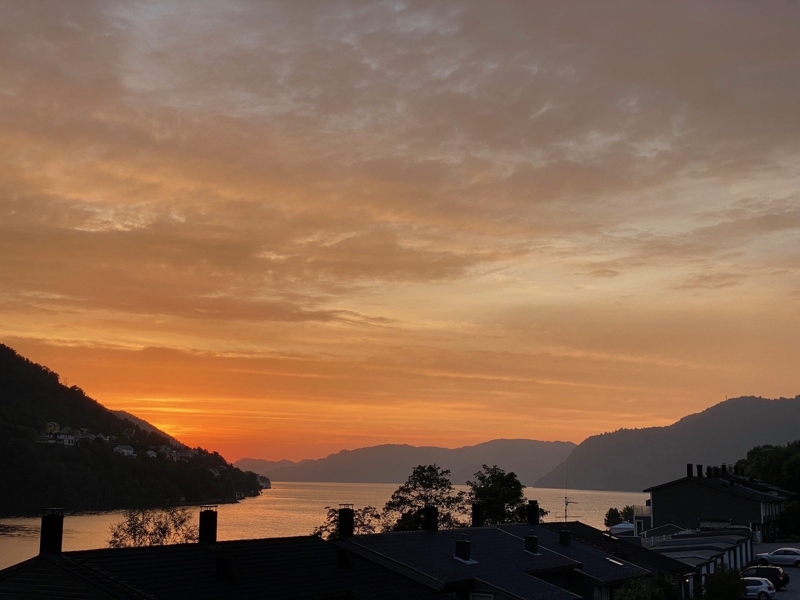 Utsikt fra veranda Galleribilde