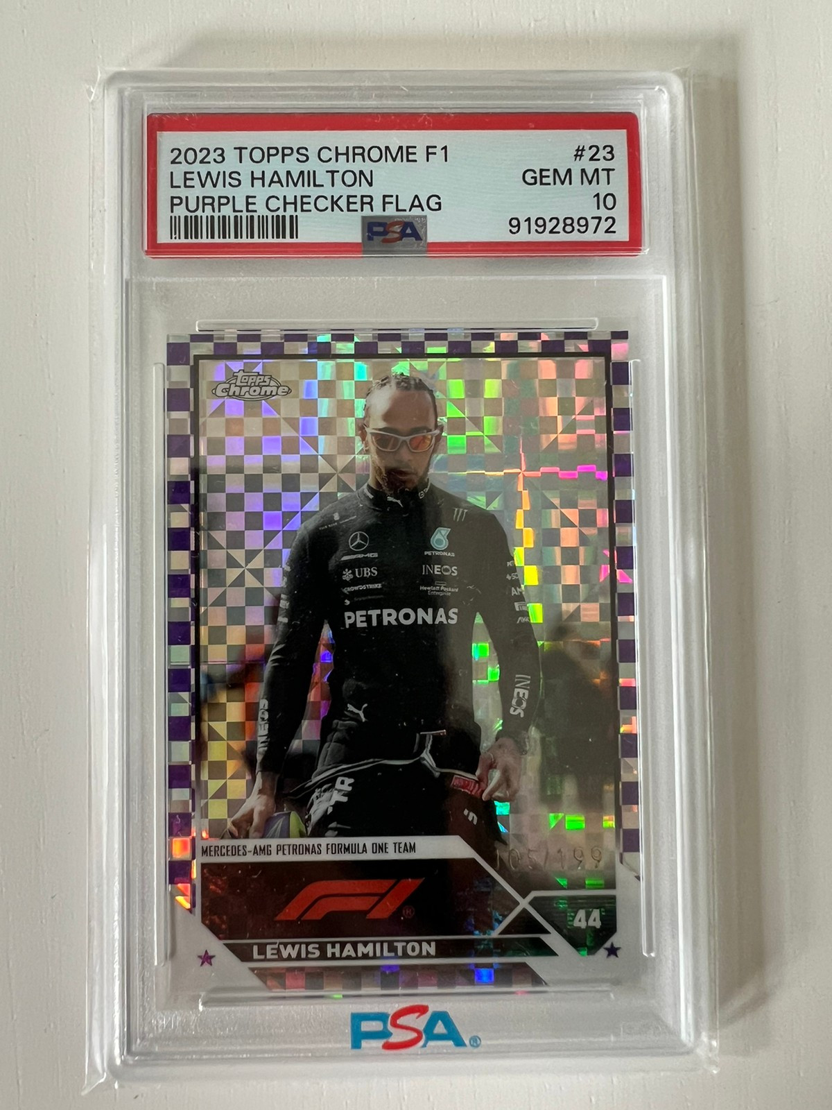 Lewis hamilton purple /199 psa retailer