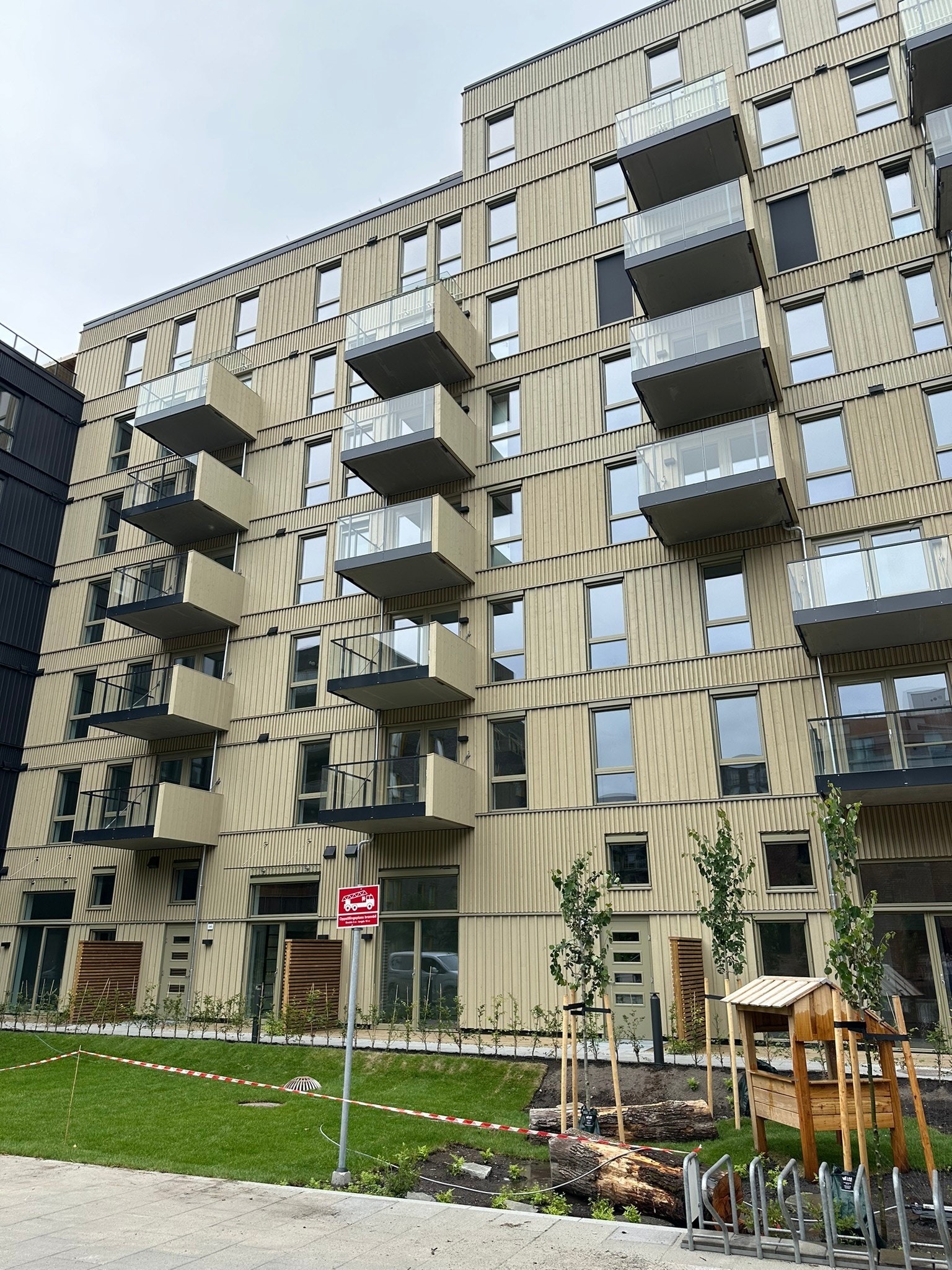 Deler av Vario sett fra bakgården Galleribilde