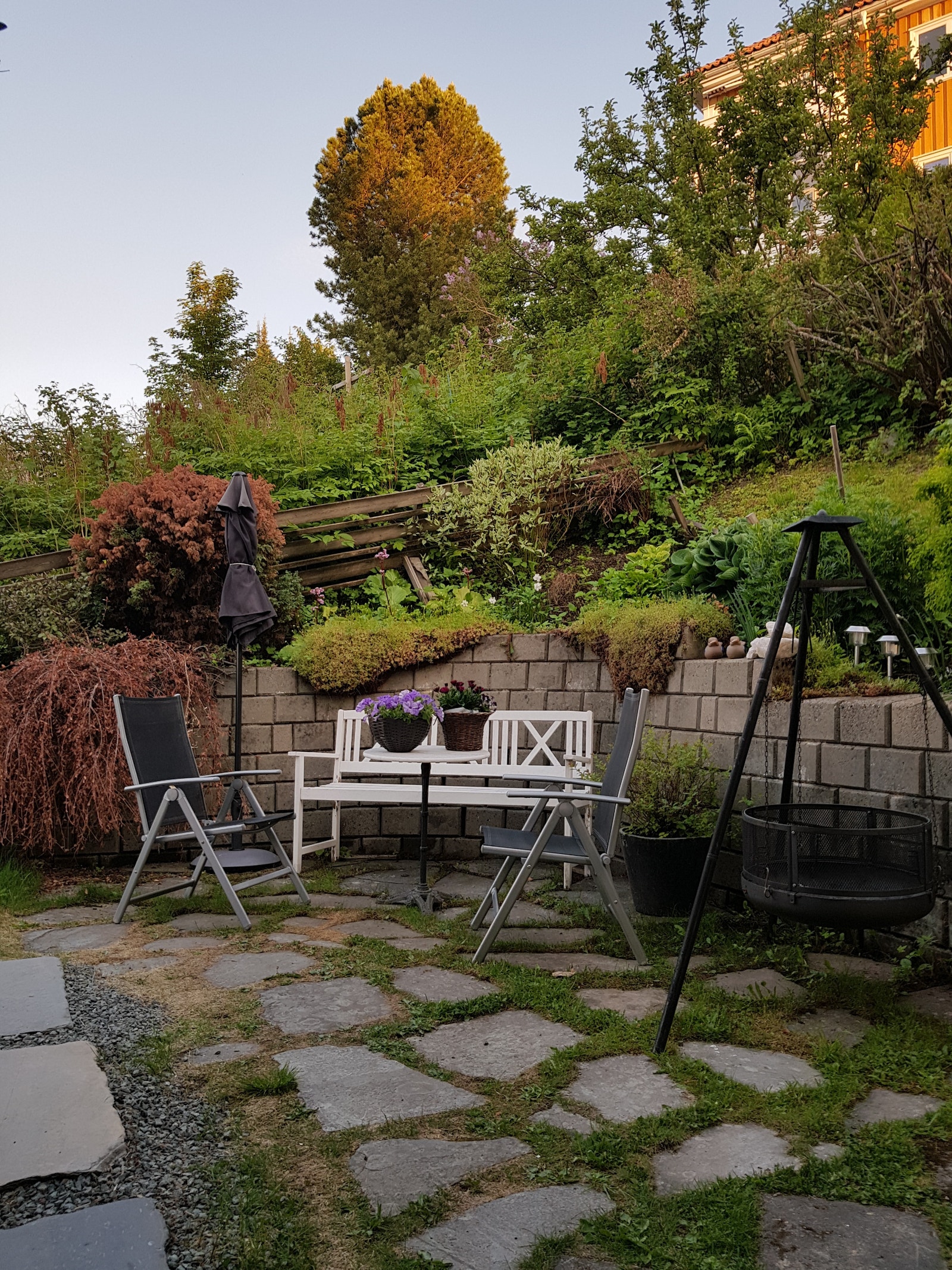 Uteplass for sosialt samvær.grilling osv Galleribilde