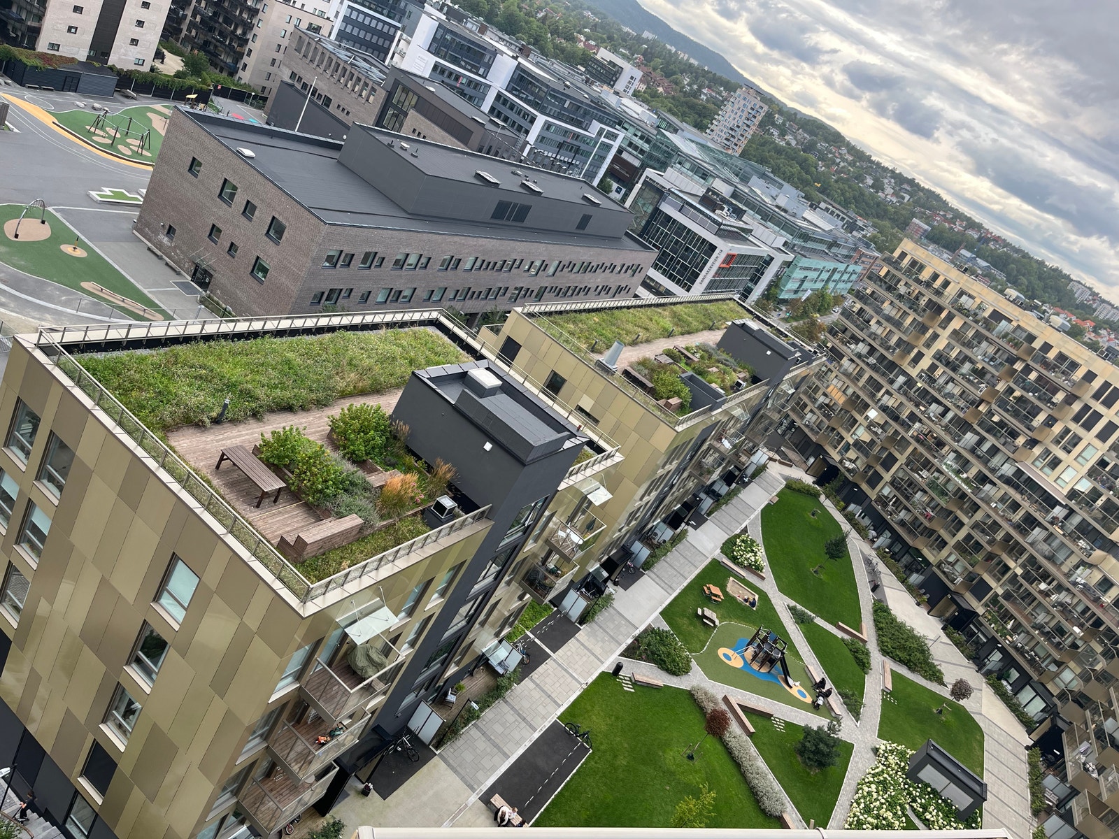 Felles takterrasser Galleribilde