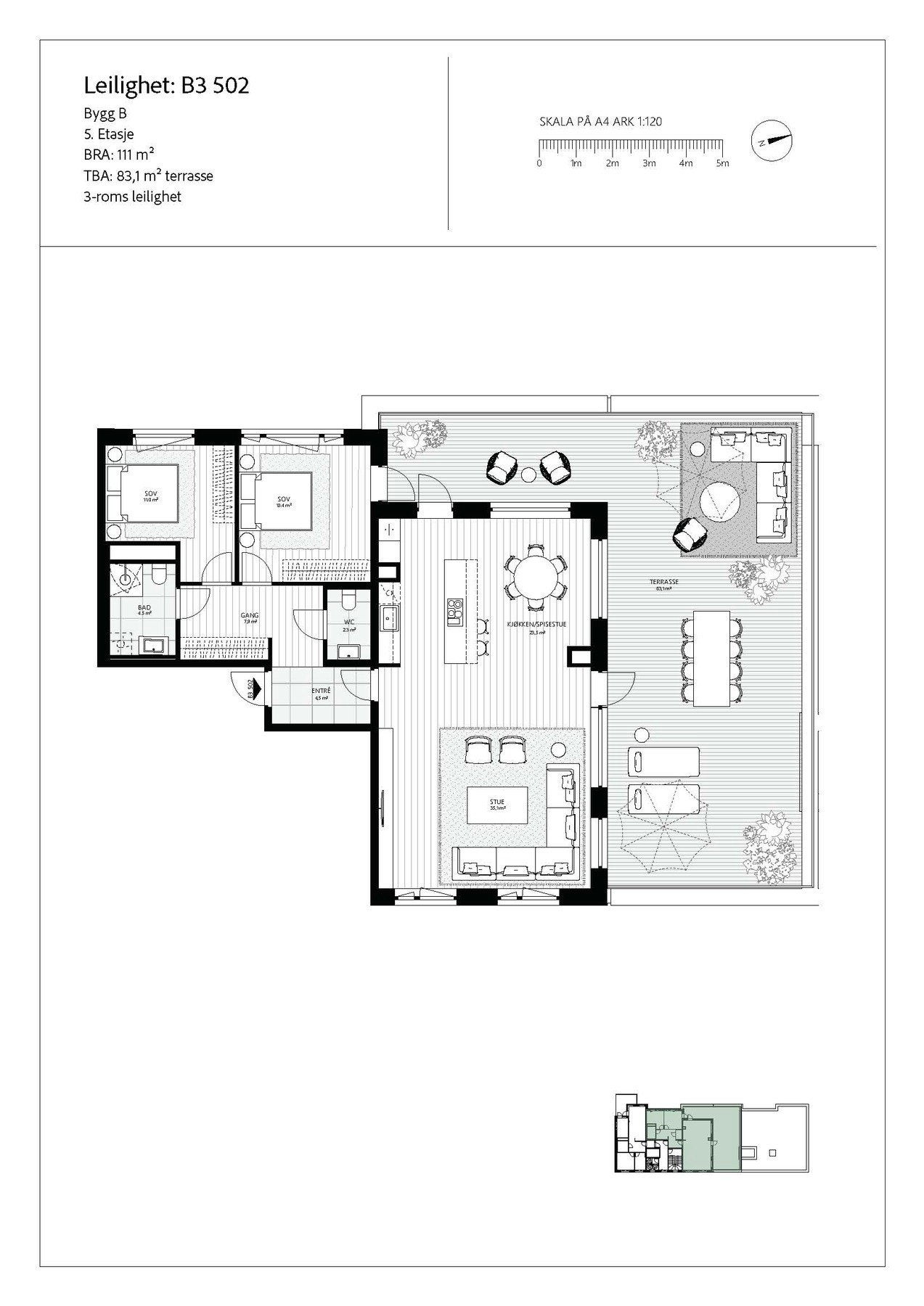 Planskisse. Galleribilde