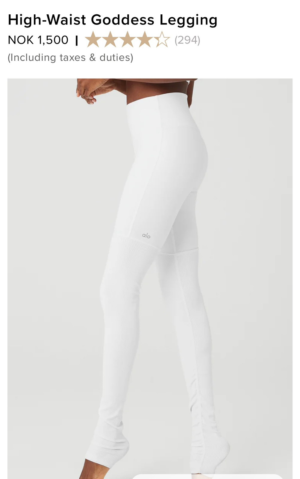 High waist goddess legging 2025