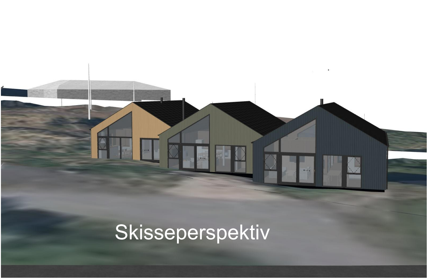 Perspektiv sett fra syd Galleribilde