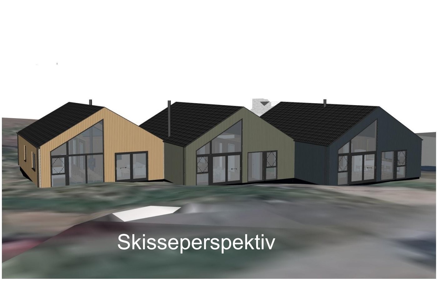 Perspektiv sett fra sydvest Galleribilde