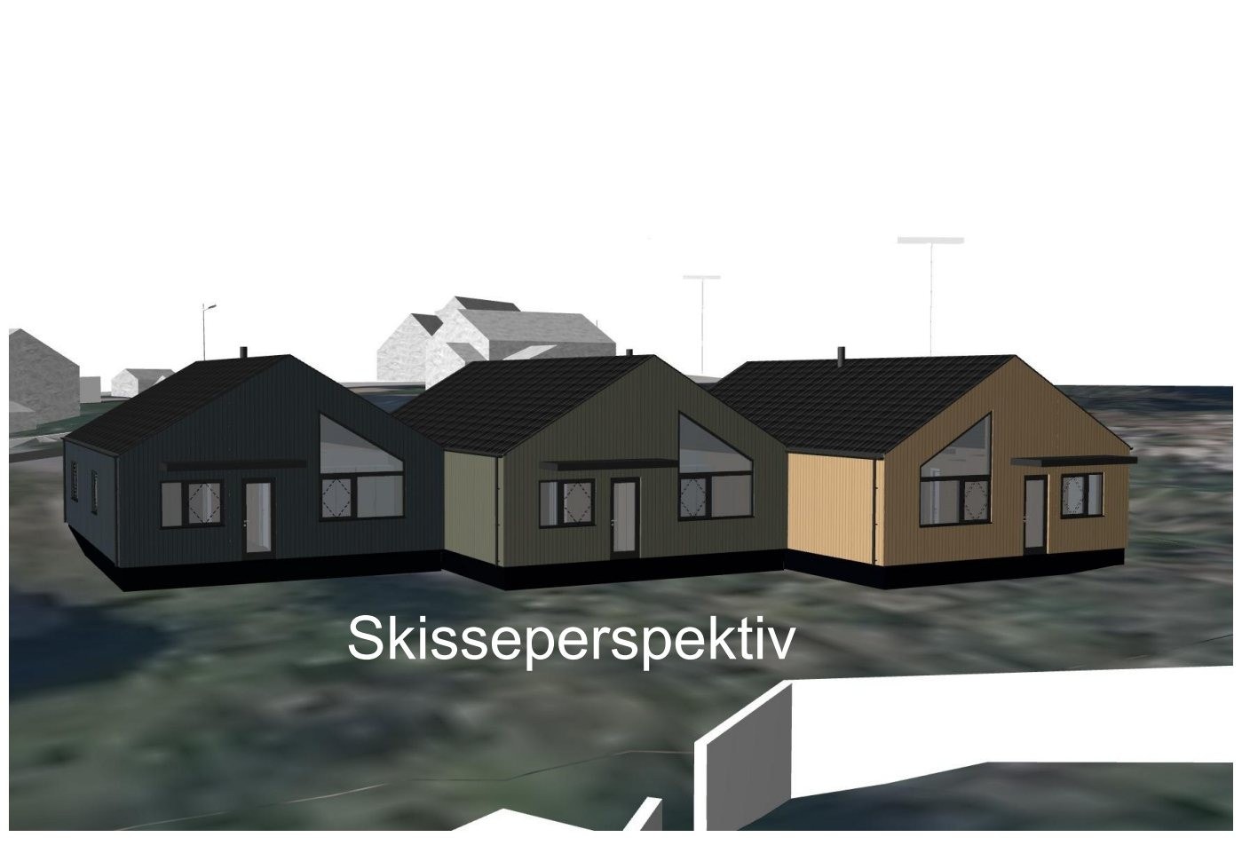 Perspektiv sett fra nordøst Galleribilde