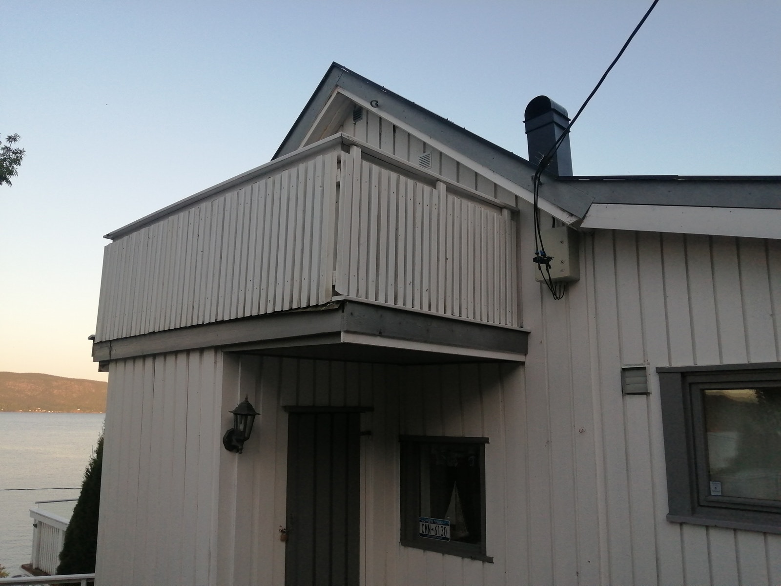 Bilde av altan utenfra. Galleribilde