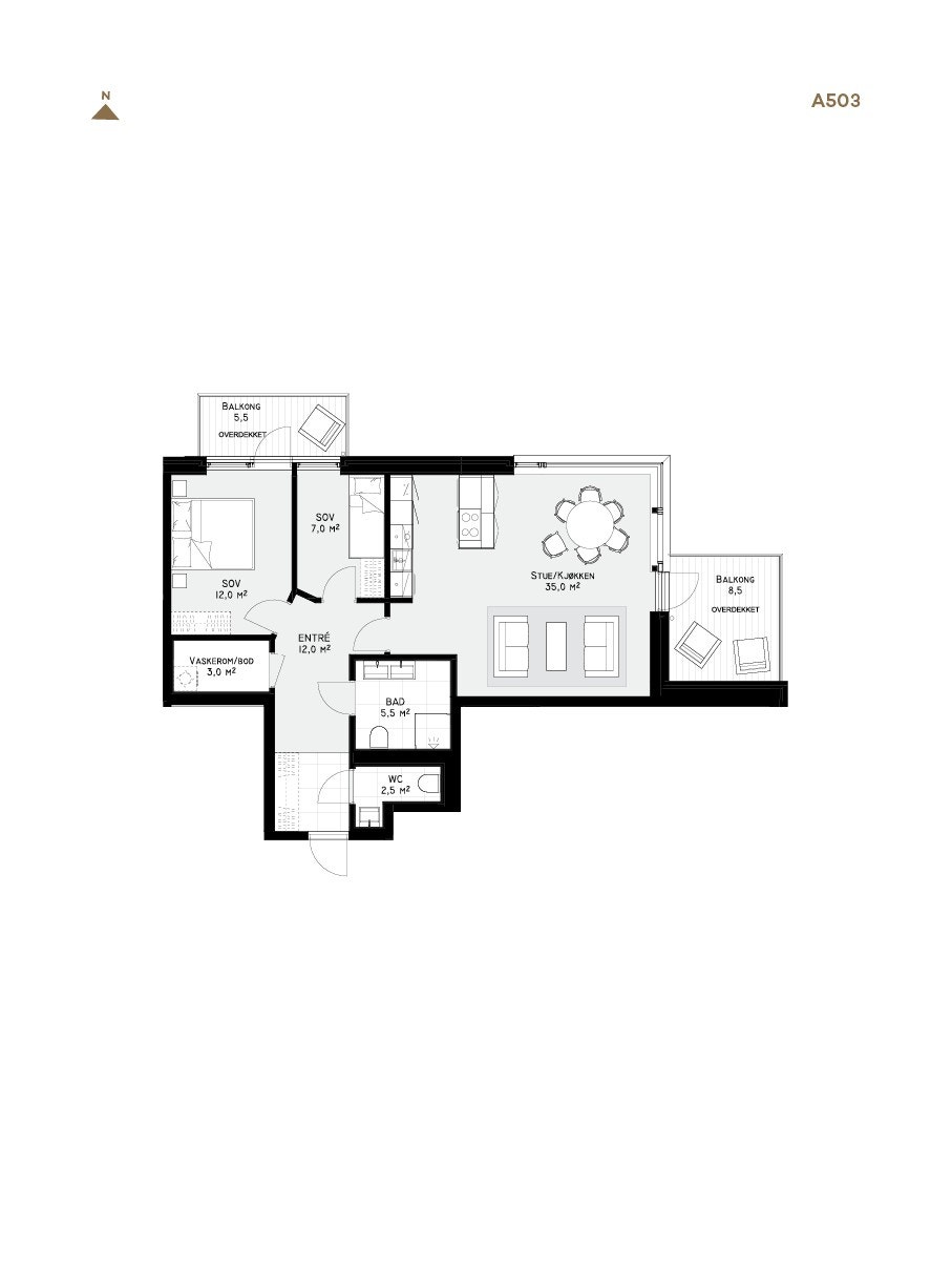 Plantegning Galleribilde