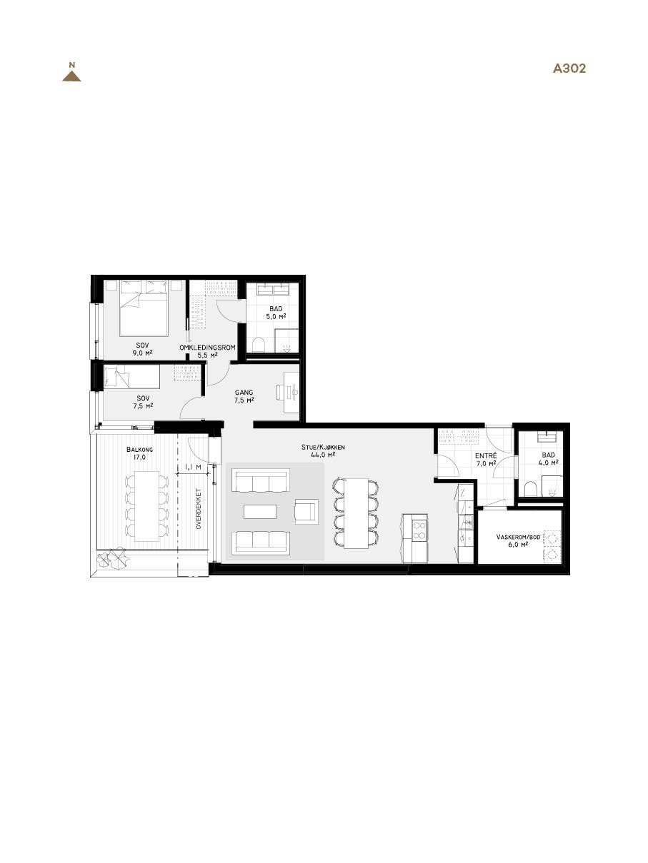 Plantegning Galleribilde