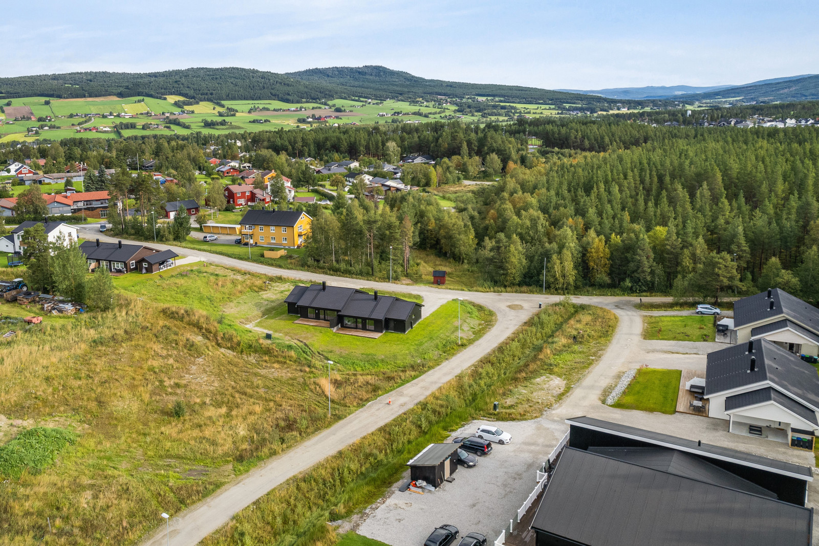 Jørgensmoen boligfelt. Tynsets mest sentrumsnære boligområde.