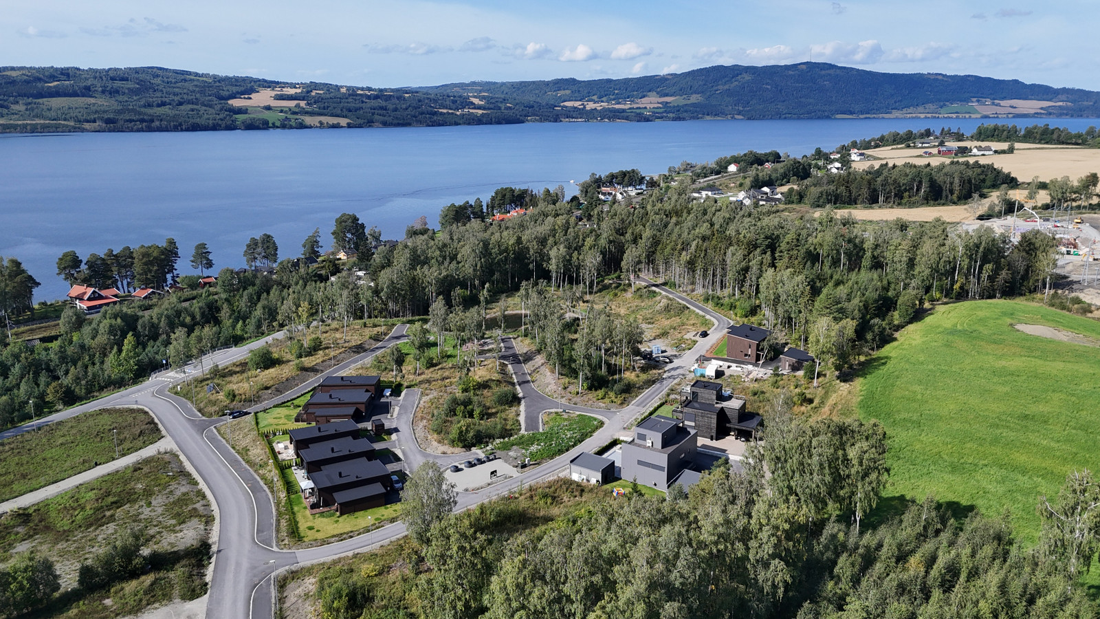 Dronebilde fra område august 2024