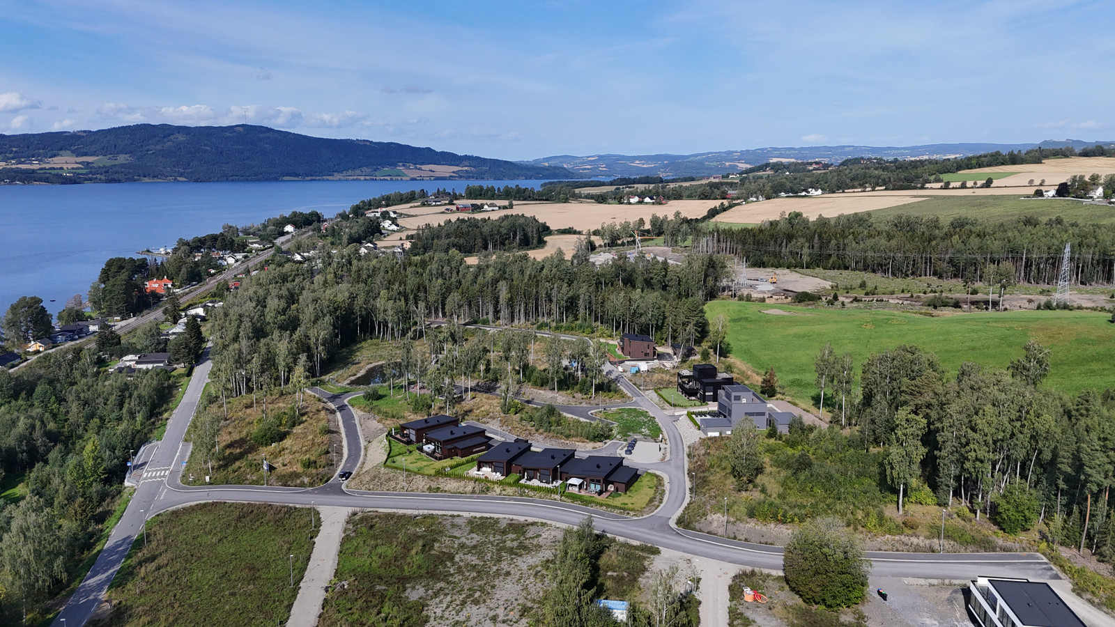 Dronebilde fra område august 2024