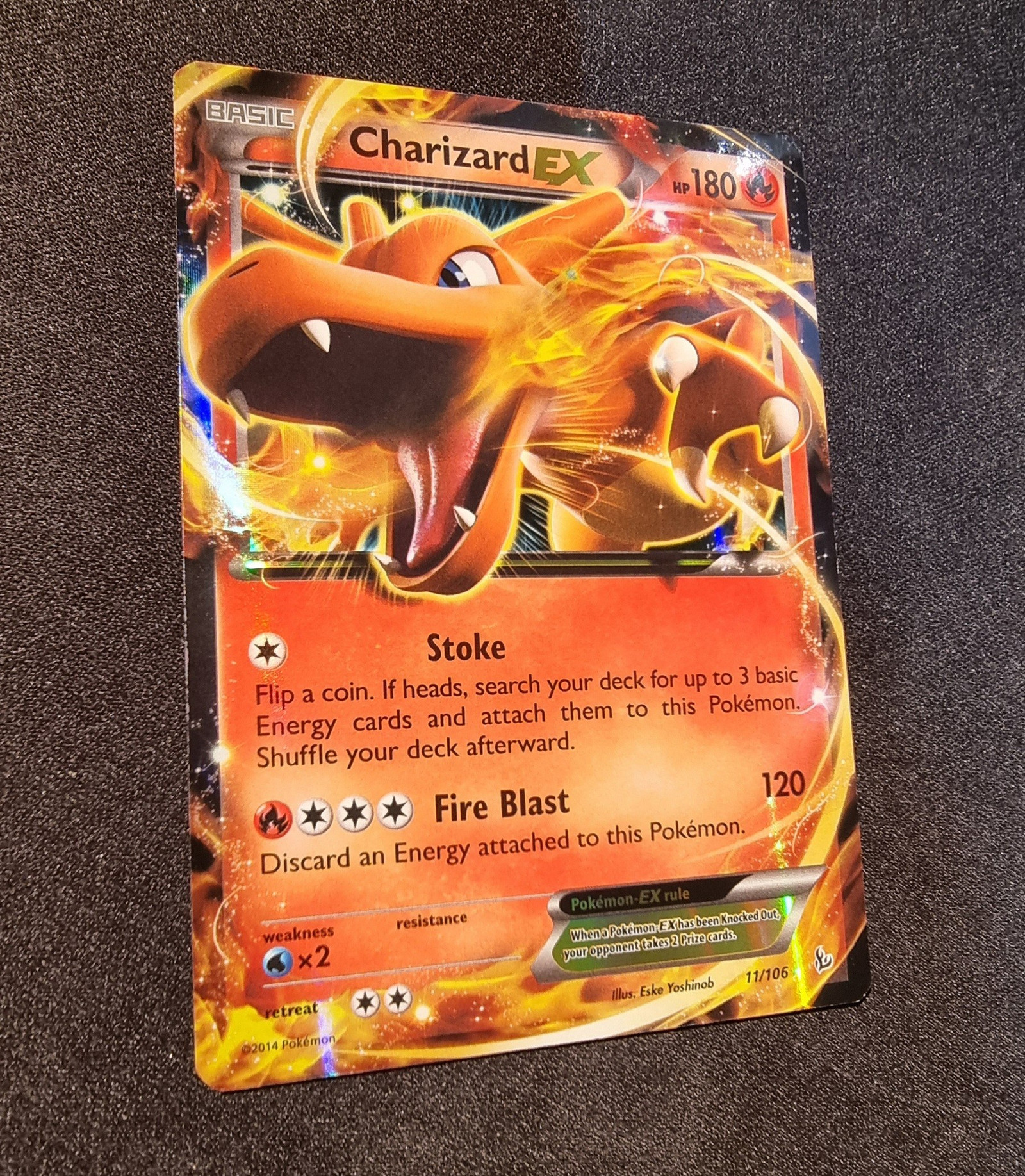 Pokemon buy Charizard Ex 11/106