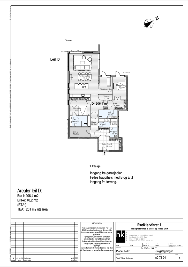 Leilighet D Galleribilde