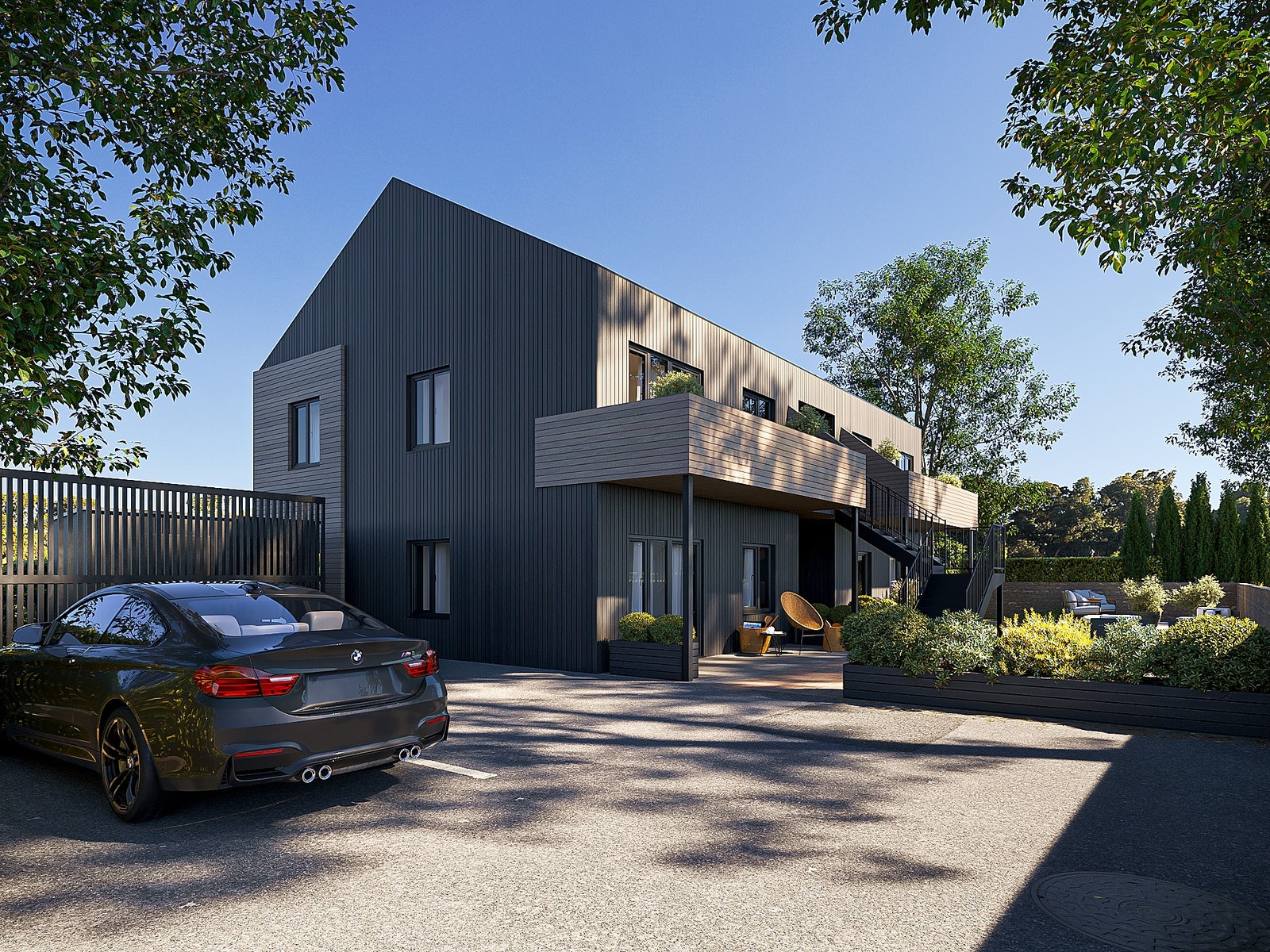 Bygget sett fra nordvest Galleribilde