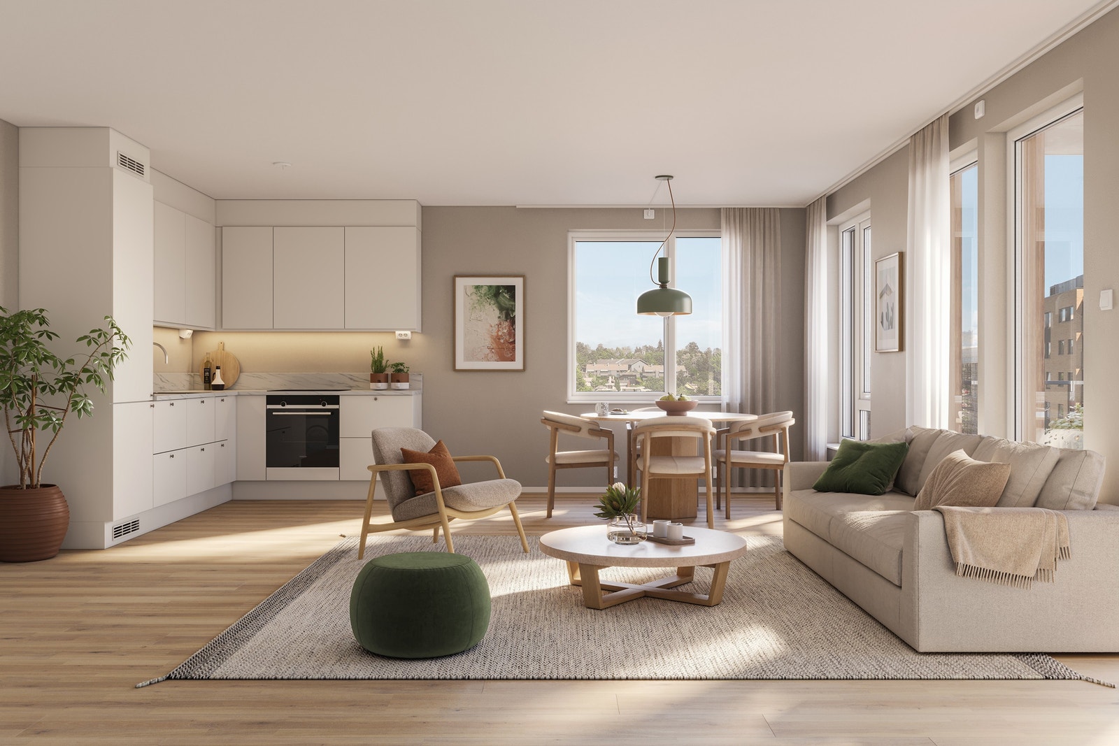 Innredningskonsept Sval Galleribilde