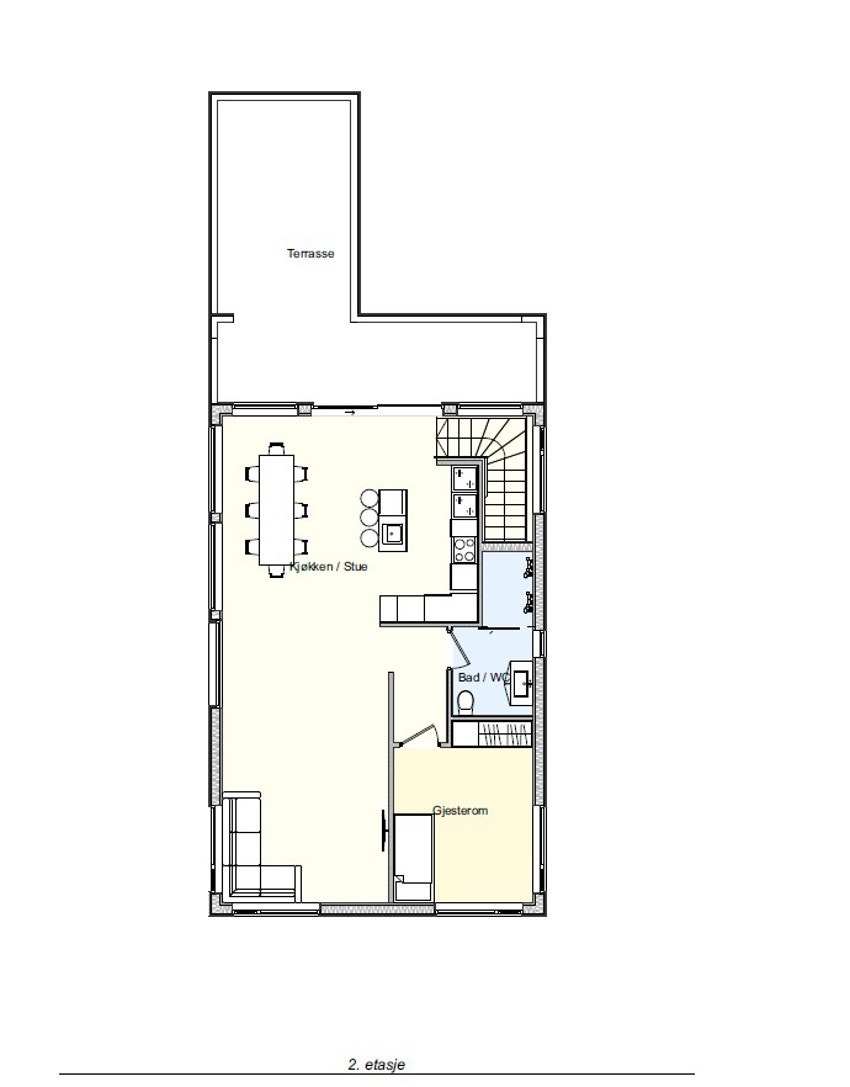 Husmodell 2 - 2. etasje Galleribilde
