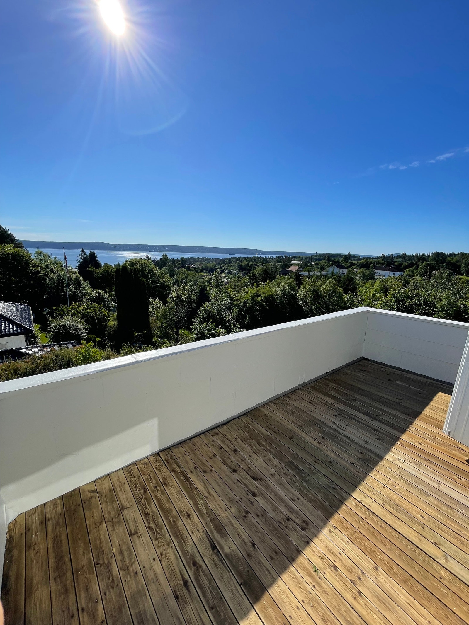 Utsikt fra balkong Galleribilde