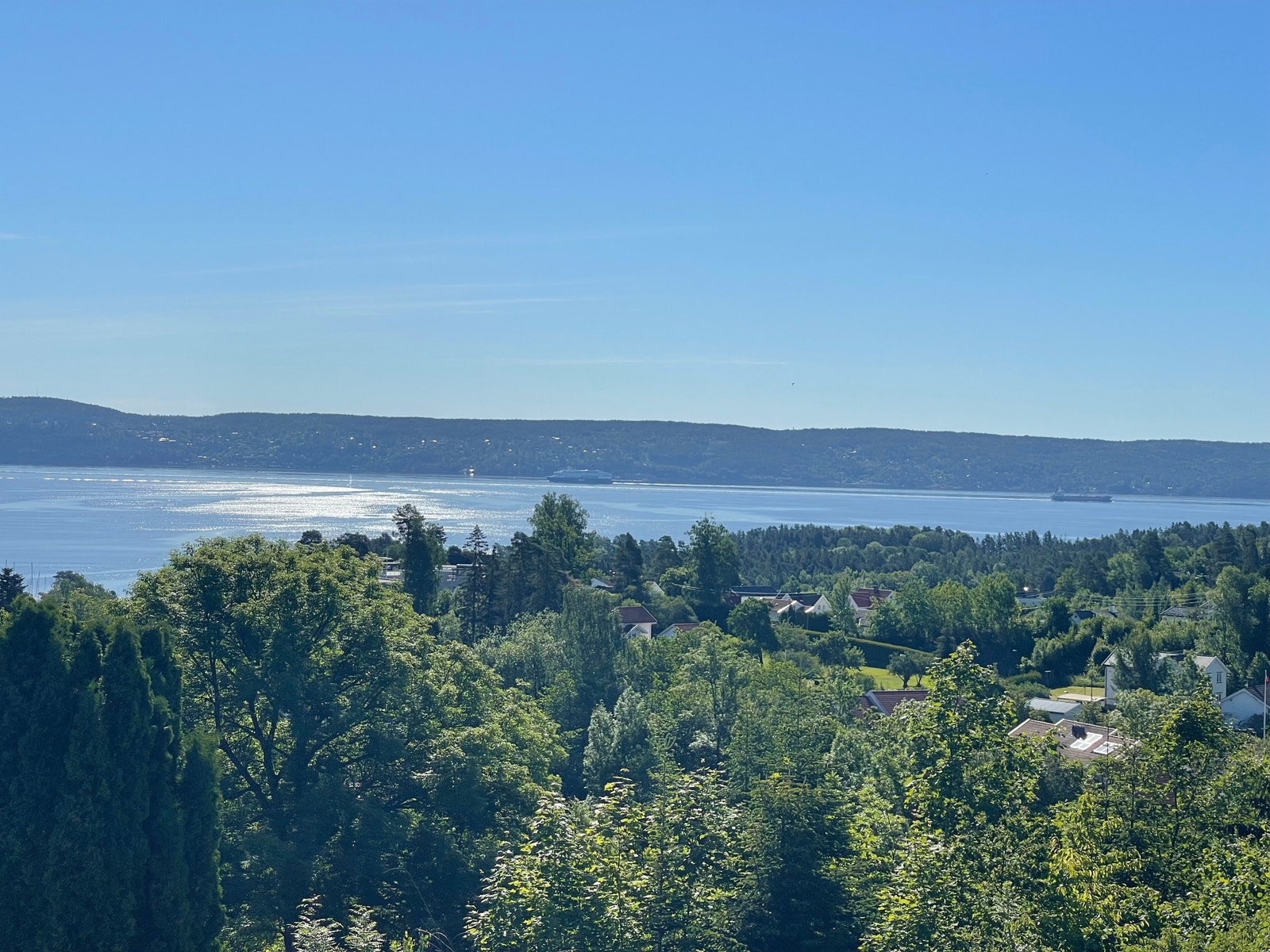 Utsikt fra balkong Galleribilde