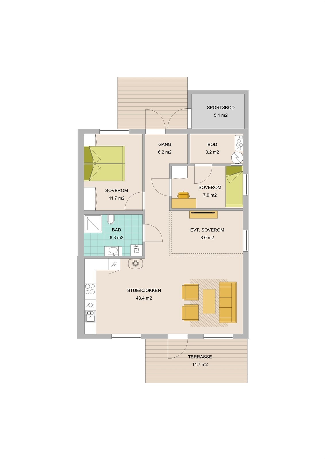 Plantegning. Galleribilde