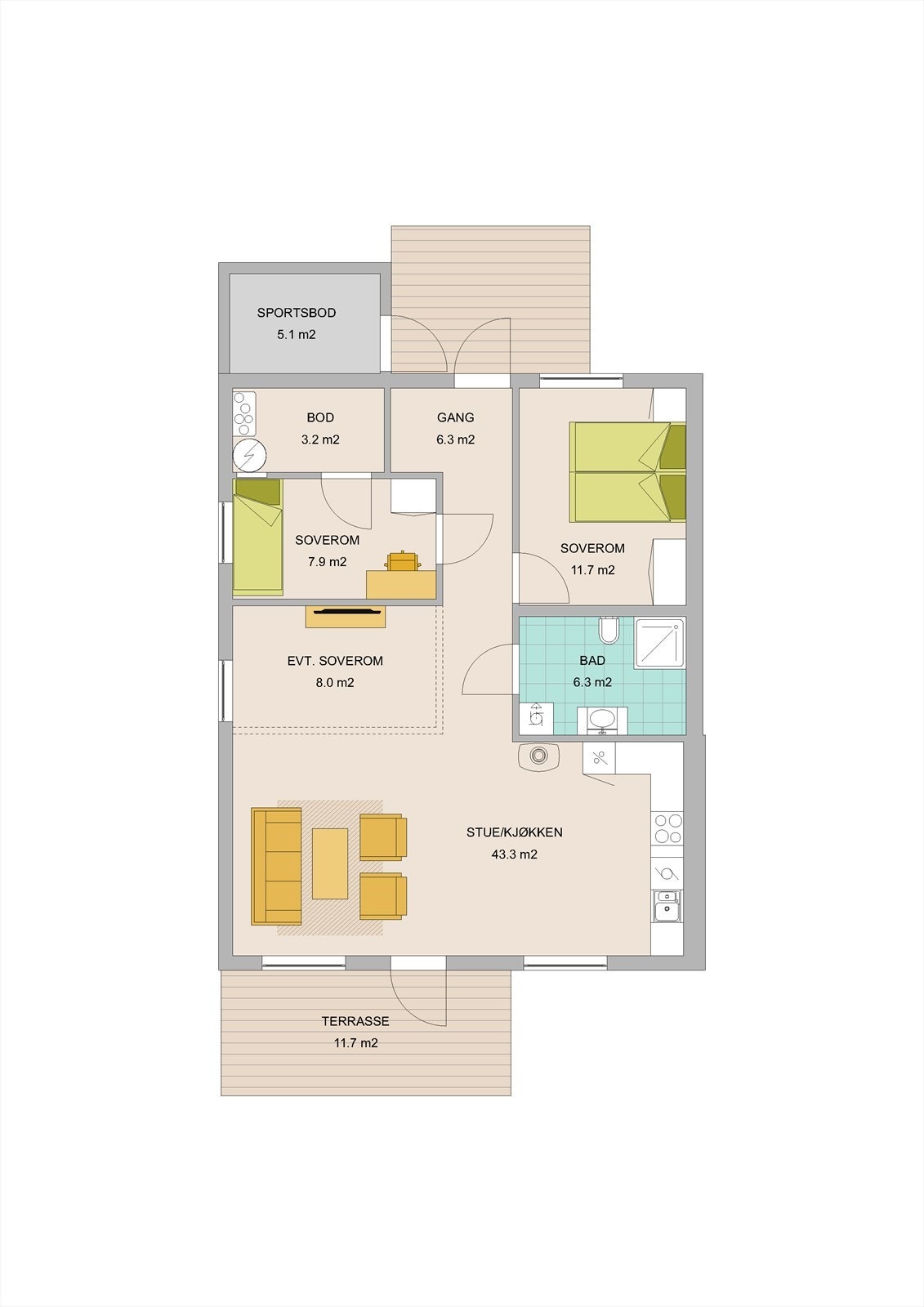 Plantegning. Galleribilde