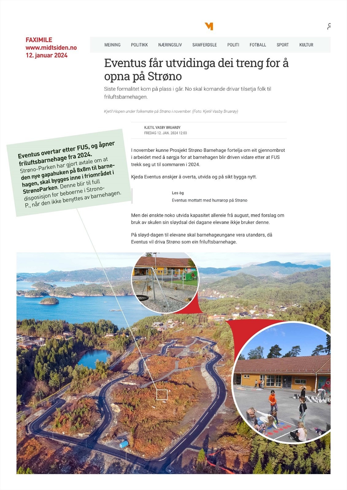 Kun 200 meter til barnehage og barneskole! Galleribilde