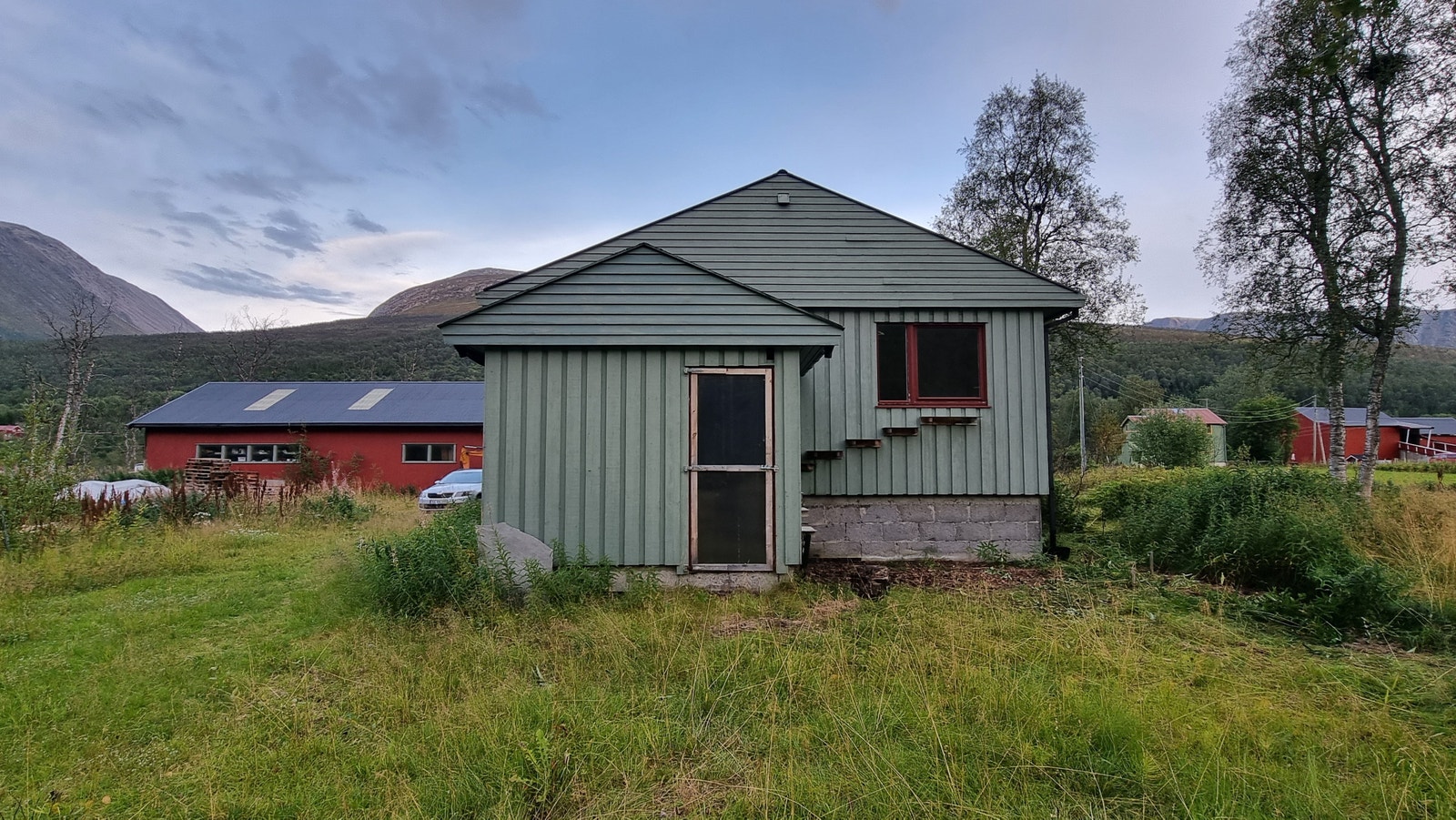Våningshuset bakfra Galleribilde
